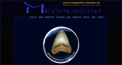 Desktop Screenshot of megalodon-haizahn.de
